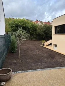 anti rhizome mini pelle creation pelouse plantation laurier andresy 78570 rp espaces verts